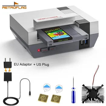 

RETROFLAG Raspberry Pi 4 Case NESPi 4 NESPi4 CASE for Raspberry Pi 4 Model B (2GB, 4GB, or 8GB) Support Safe Shutdown Functions