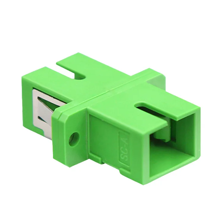 SC APC Adapter SM Singlemode Optical Flange Coupler Simplex SC Optical Fiber Connector and Coupler Ftth 4