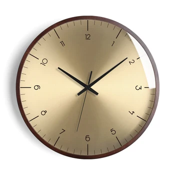 

Vintage Simple Wall Clock Nordic Round Silent Large Wall Clock Living Room Kitchen Creative Horloge Murale Home Decor JJ60WC
