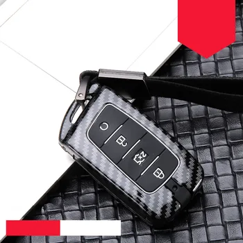 

Carbon fiber Silicone Car Key Cover Case For Changan CS35 CS75 PLUS CS85 COUPE CS95 Auto Remote Smart Protect Skin Accessories