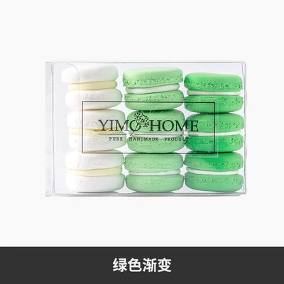 9pcs/set 9 шт./компл. моделирование Макарон модель бутафорский торт крем закуска детей съемки реквизит свадебный десерт украшения окна - Цвет: 9pcs/set
