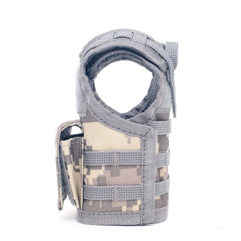Tactical Beer Bottle Set Military Molle Vest Beverage Bottle Set Adjustable Hunting Beer Bottle Vest