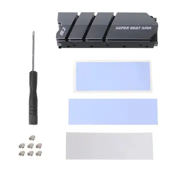 

1Set M.2 SSD NVMe Heat Sink Aluminum Heatsink with Thermal Pad for M2 2280