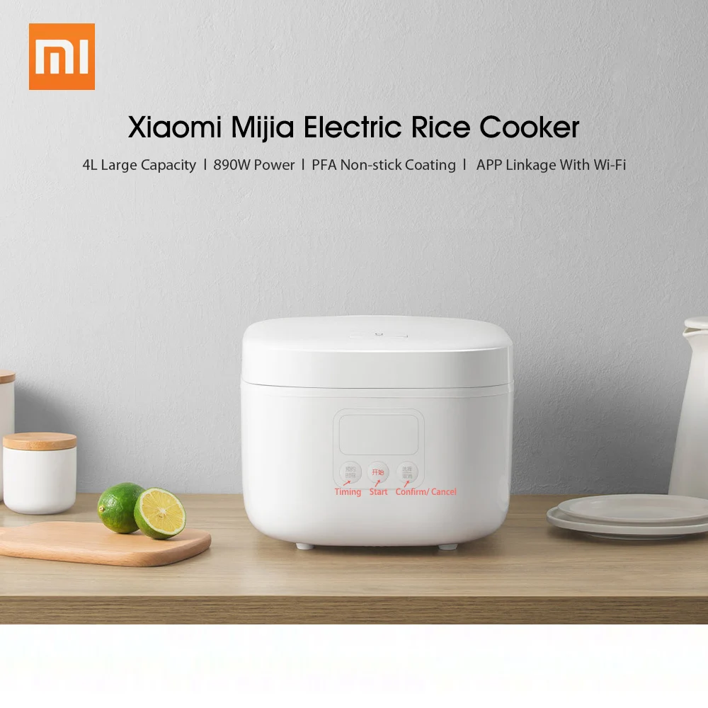 Электрическая рисоварка Xiaomi Mijia 4 л 890 Вт 24 часа таймер двойная температура