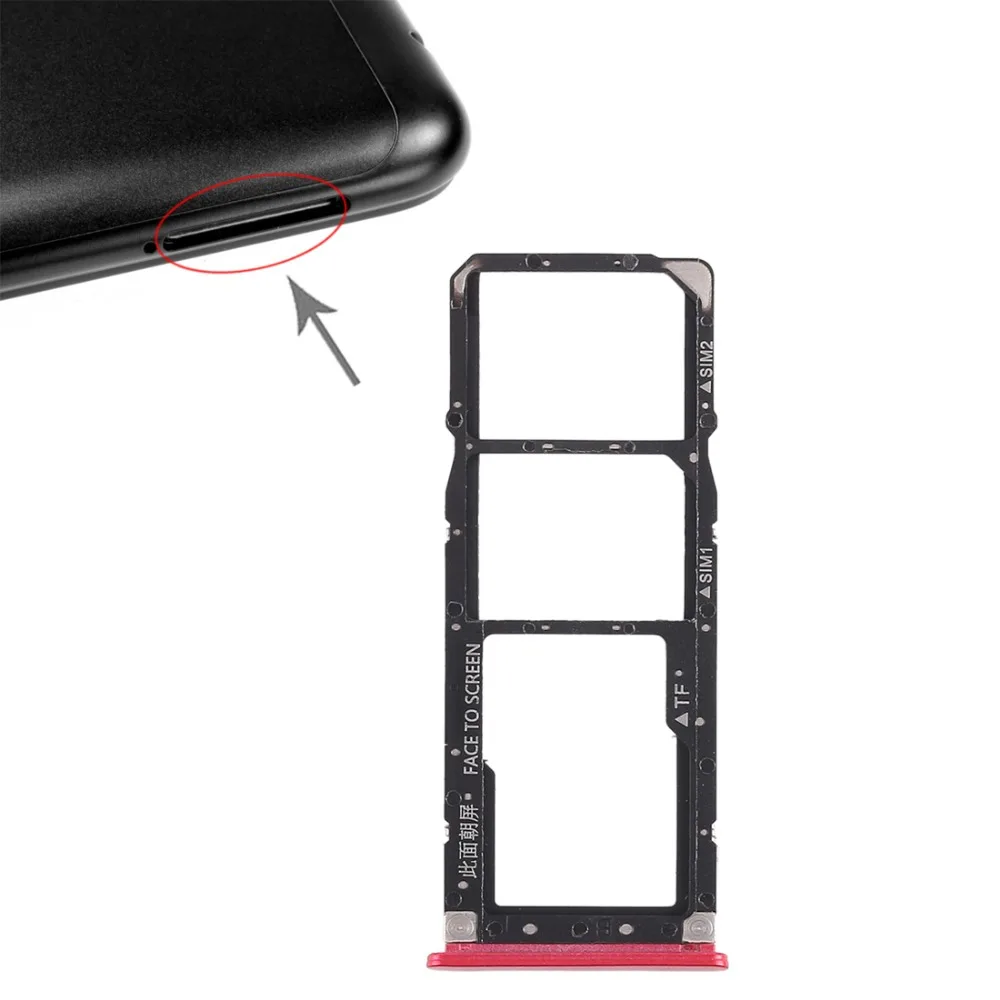 IPartsBuy две sim-карты лоток+ лоток для карт памяти Micro SD для Xiaomi Redmi 6 Pro