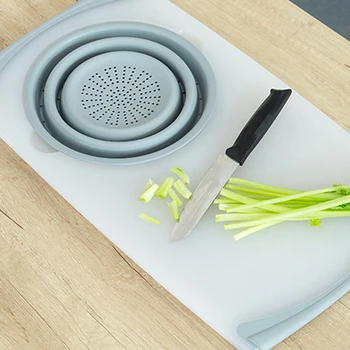 

Foldable Multifunction Chopping Board Collapsible Dish Basin TidyBoard Cut Your Prep Clean-up Time PAK55