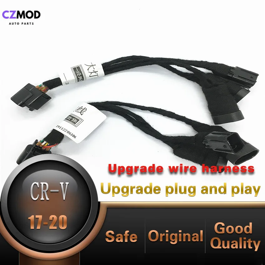 

CZMOD Car Headlight Modification upgrade Special car wiring Adapter harness For honda 17-20 CRV Without turn assist lamp