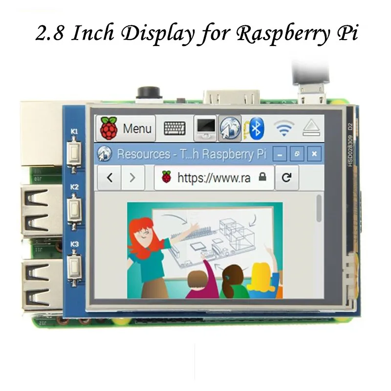 2 8 ''ЖК дисплей дюймов TFT ЖК модуль экран 320*240P Сенсорная Панель резистивный