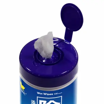 

100pcs/1barrel Alcoho Prep Swap Pad Wet Wipe Disposable Disinfection For Antiseptic Skin Cleaning Care Paper Towel Wipes