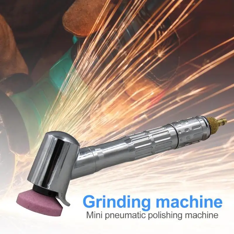

Pneumatic Grinder Polisher Air Sander Kit Smooth Appearance Superb Craftsmanship Speed-adjustable for Polishing Buffing
