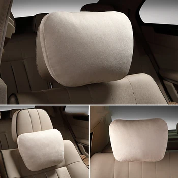 

1pcs Universal Suede Car Seat Headrest Adjustable Neck Head Rest Cushion Headrest for Vehicle Auto accessorie A30