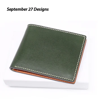 

Genuine Leather First Layer Leather Wallet Men's Retro Short Photo Bit Wallet Purse Origional Handmade Wallet Leather Wallet
