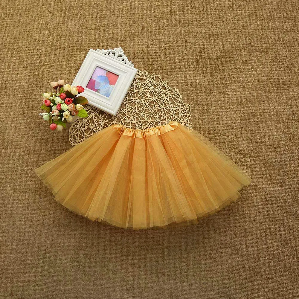 Baby girls pettiskirts tutu Princess kids net tutu skirt princess solid color tutu skirt Tutu Girl Skirt Princess