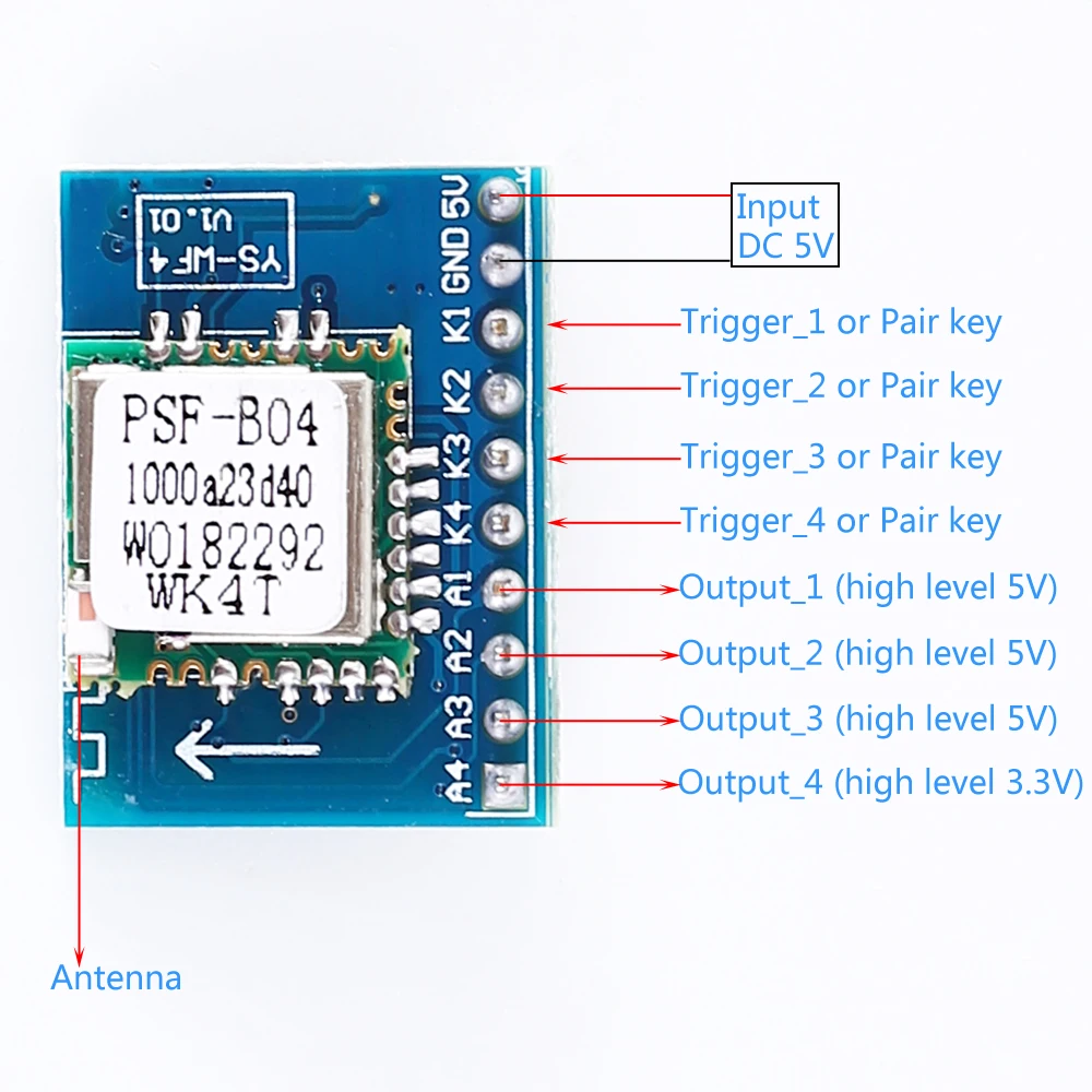 DC 5 В 4 канала ESP8266 беспроводной wifi модуль IoT пульт дистанционного управления 4CH 4Bit модуль переключателя приложение приемопередатчик