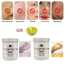 Wholesale SPA Powder Mask Beauty Skin Care Hydrating Whitening Rose Gold Peel Off Organic Facial Mask Hydrojelly Mask Powder