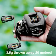 3,5 г Выкиньте 20 метров LIEYUWANG LC3000 приманка Рыболовная катушка 190 г. Соотношение 6,3: 1 5.5кг одиночный или двойной тормоз, № 2 линия 100-150 м