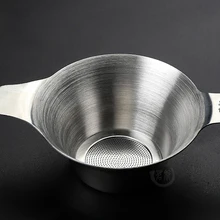 Сетка с ручкой, легко Очищаемый бытовой кухонный Чайный фильтр, домашняя Воронка Из Нержавеющей Стали, многоразовый фильтр для заварки