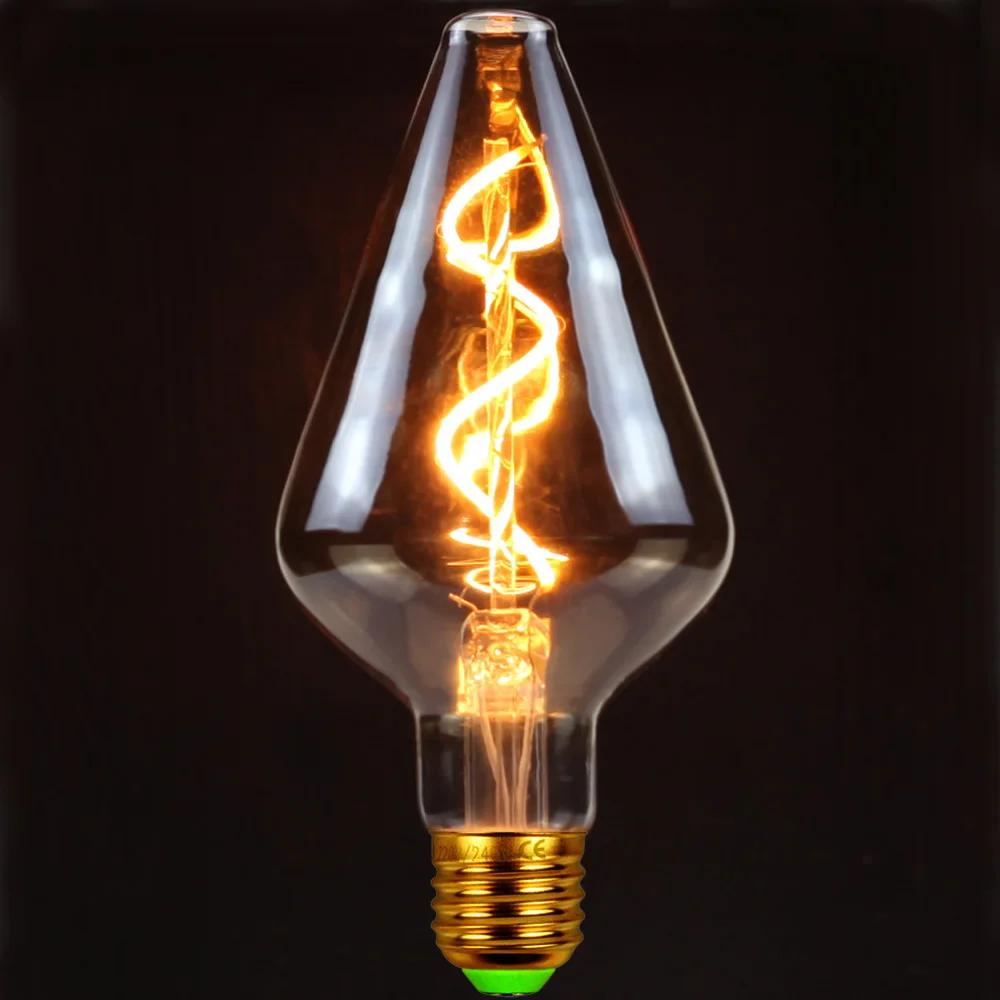 

Led Bulbs Vintage Light Bulb 4W Dimmable 220V Led Filament Edison Vase Bulb Specialty Decorative Ligth Bulb Super Yellow Warm