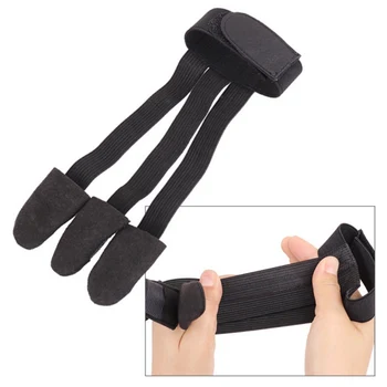 

3-finger Bow Arrow Archery Protective Mittens Support Guard Elastic Finger Protector Glove Sports Safety Hunting Gloves