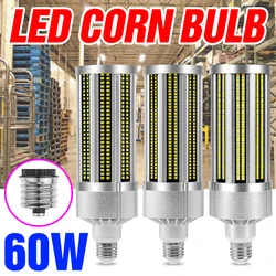 E27 Bulb LED Corn Light 220V Round Bulbs E39 Chandelier 50W 54W 60W Workshop Lamp 110V Bombilla 80W 100W 120W Garage Lighting