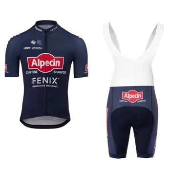 

2020 pro team alpecin fenix cycling jersey SET Bicycle maillot mens breathable MTB quick dry bike clothing Ropa ciclismo gel pad