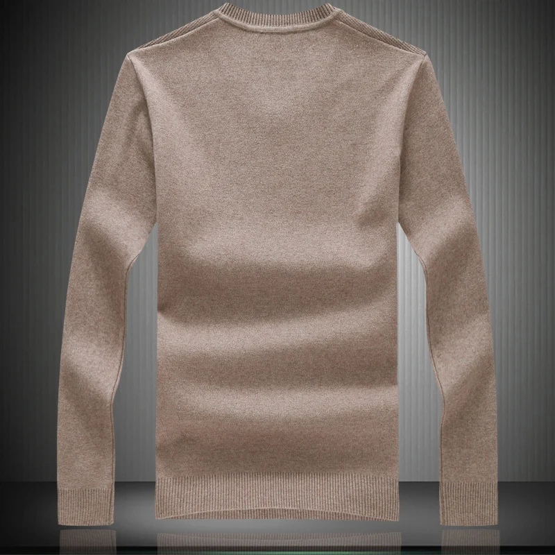 MOGU мужские свитера Осень Зима Повседневный удобный свитер Мужская мода Slim Fit Хлопок трикотажные мужские свитера пуловеры