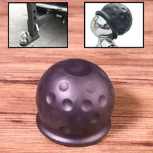 50 мм черный фаркоп мяч крышка Защитная крышка буксировочная сцепка караван черный прицеп фаркоп Защитная крышка прицепа шаровая Головка крышка