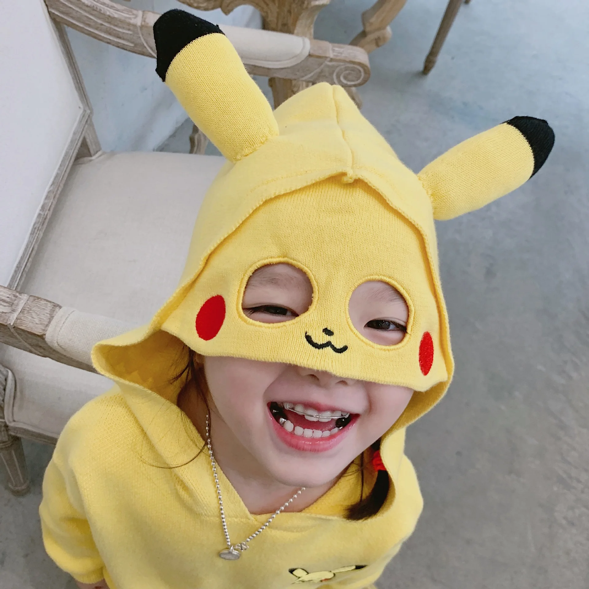 Tonytaobaby Autumn and Winter Clothes New Boys and Girls Children's Wear Children's Hooded Sweater Cartoon Cute