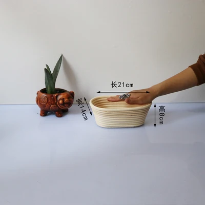 rectangle 21cmX8cm Различные формы брожения ротанга корзина t страна багет хлеб массово доказательство дегустации корзины Banneton Brotform - Цвет: rectangle 21cmX8cm