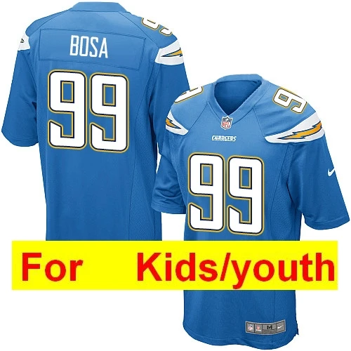 Бежевый Молодежная футбольная форма в Лос-анжелесском стиле Joey Bosa LaDainian Tomlinson Philip Rocks Keenan Allen Melvin Gordon - Цвет: Бежевый