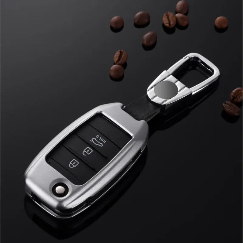 3/4 кнопки дистанционного флип складной ключ оболочки пустой чехол для KIA K2 K3 K5 Rio Sorento Carens Cerato Forte автомобильный брелок крышка