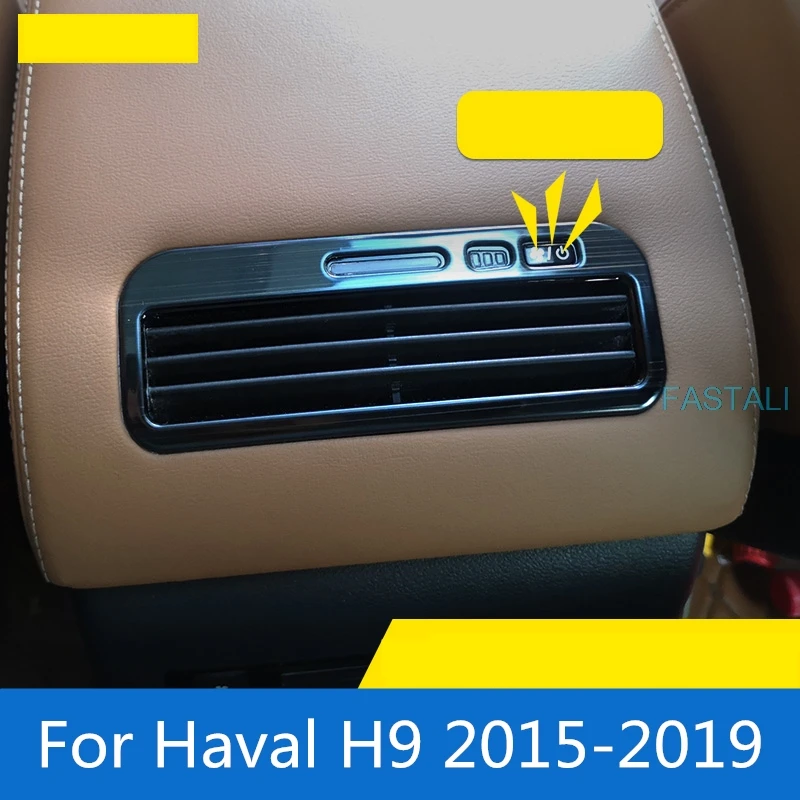 Для Haval H9- автомобильный подлокотник, панель, патч, подлокотник, коробка, очиститель, переключатель, анти-сенсорная панель, патч, Автомобильные украшения, принадлежности