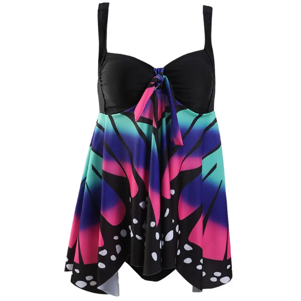 Женская юбка с принтом бабочки консервативный женский купальник бикини