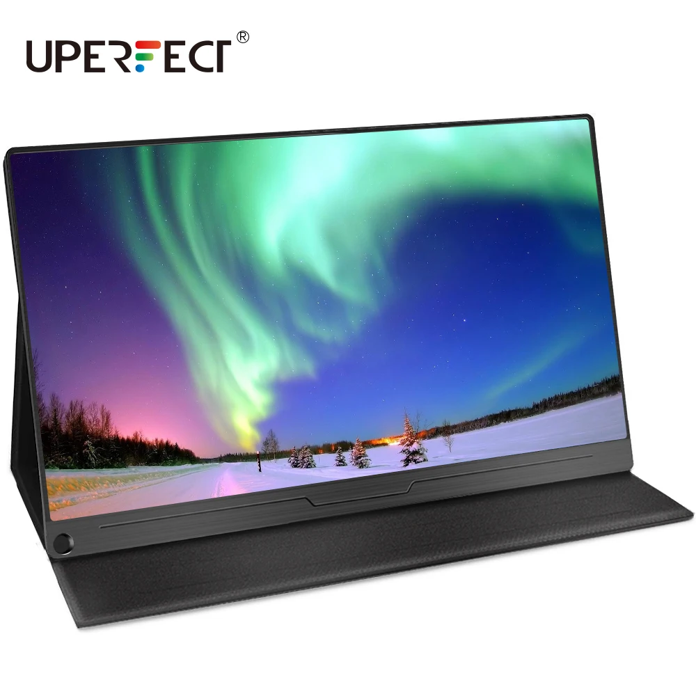 

UPERFECT 60hz Gaming Portable Monitor 13.3 inch 1080P USB Type-C Faster response time IPS HDR ultra slim for office Gaming