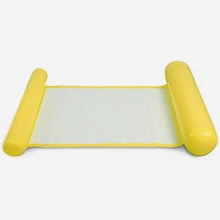 Открытый плавающий спальный кровать гамак для воды кресло для отдыха поплавок надувной матрас аксессуары для бассейна 130*73 см