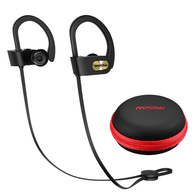 Темно-зеленый Mpow наружные Беспроводные спортивные наушники пламя 088AR Bluetooth наушники портативные IPX7 водонепроницаемые наушники-вкладыши гарнитура - Цвет: Темно-зеленый