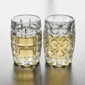 

2 Pcs/lot luxury fashion home lead-free whiskey glass high quality party club wine glass cup for whiskey 0901-24