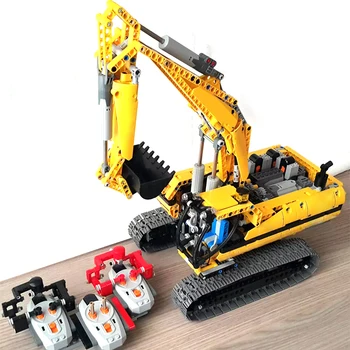 

Technic MOCs Bricks Kit Motorized Excavator Ultimate MOC Building Blocks Brick Model Compatible MOC-0080 Diy Toys Christmas Gift