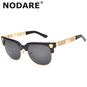 

Fashion Semi Rimless Men Sunglasses Luxury Brand Gradient lens Half-frame Women Sun Glasses UV400 Oculos de sol 1813 CLUB 3016