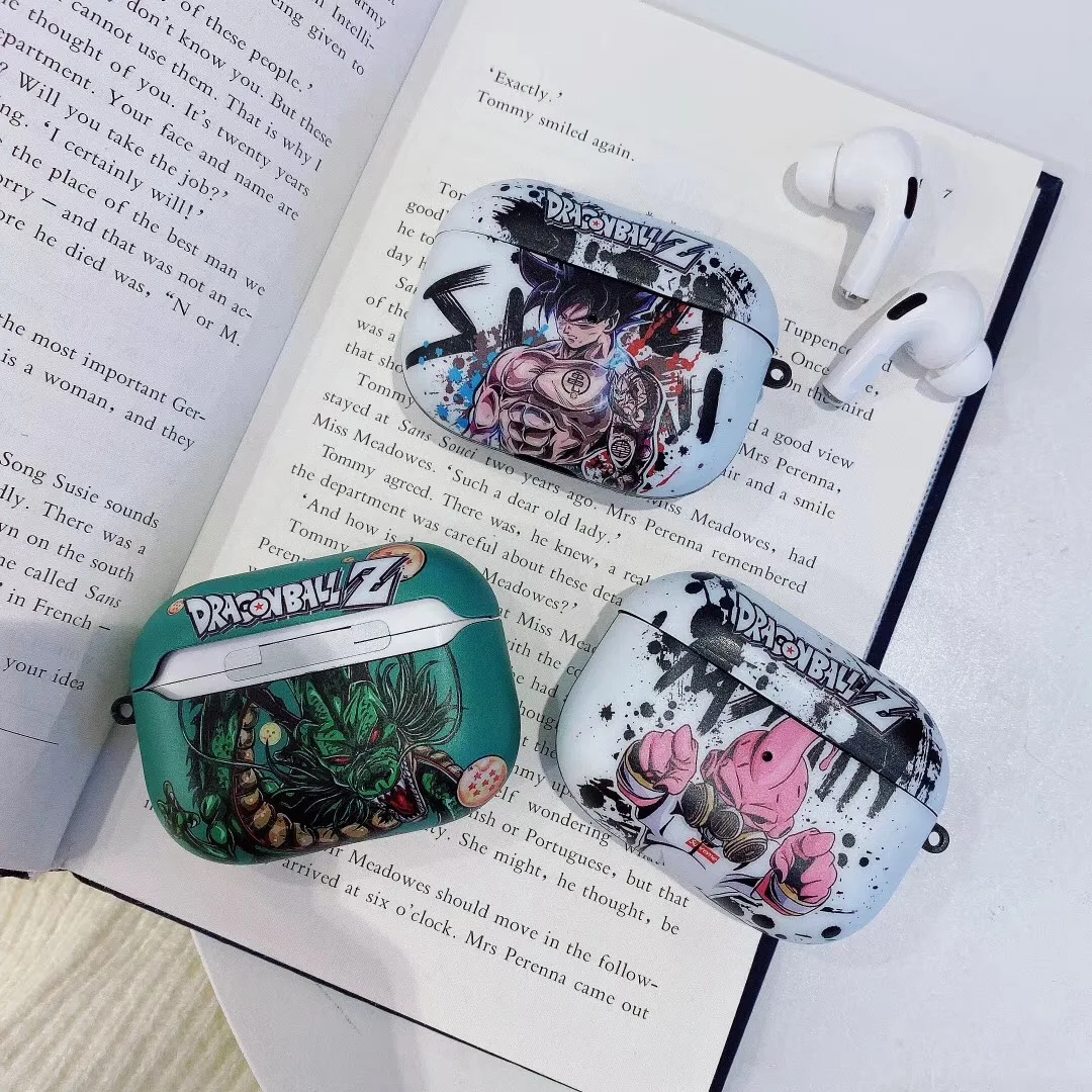 Чехол для Apple Airpods 1 2 3 Pro с рисунком японского аниме Dragon Ball Bluetooth чехол для наушников силиконовый беспроводной чехол для наушников