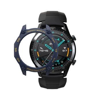 

For Huawei GT GT2 46mm TPU Material Watch Case Cover Smart Bracelet Protective Frame Shell Replacement Shockproof Cases