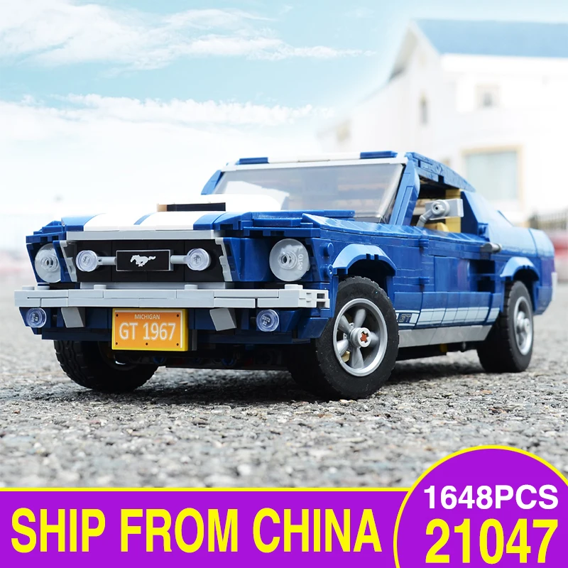

Forded Mustanged 21047 LEGOEDS Creator Expert Technic Compatible 10265 Car Model Kit Building Blocks Bricks Kids Toys DIY Gifts