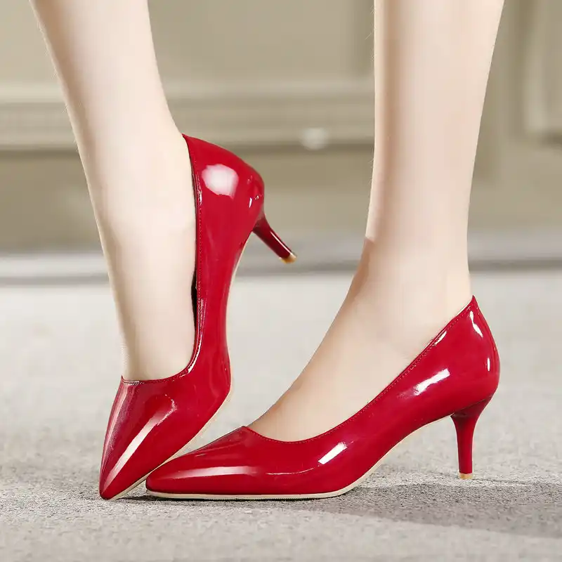 shoes heels red