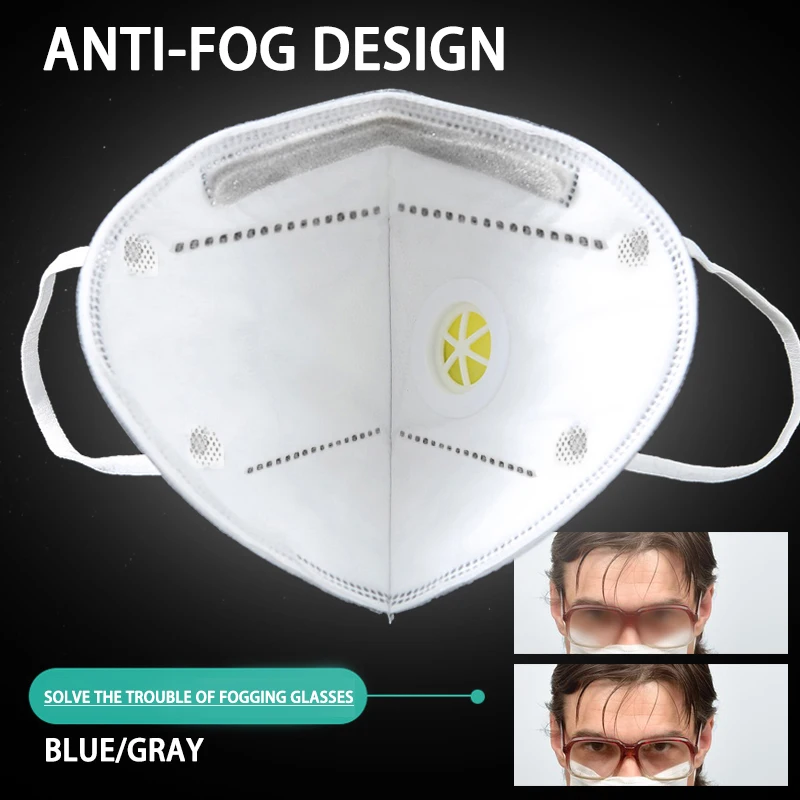 

100pcs KN95 Mask Face Gas Mask Filtration Face Masks Breathable N95 Mask Protection against Droplet Dust Particles Pollution