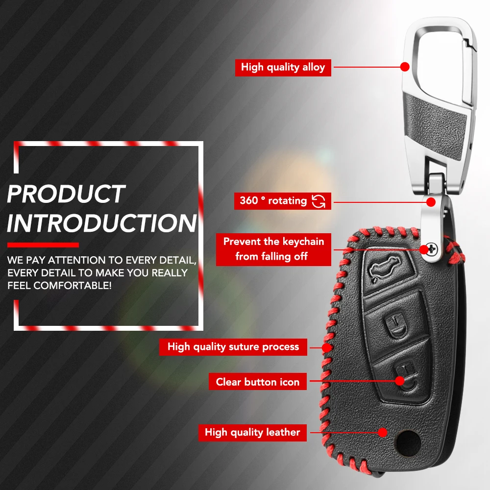 Key Case Car Key Shell For FIAT 500 Panda Punto Bravo Car Alarm 3 Buttons Flip folding Remote Key Shell Cover Holder