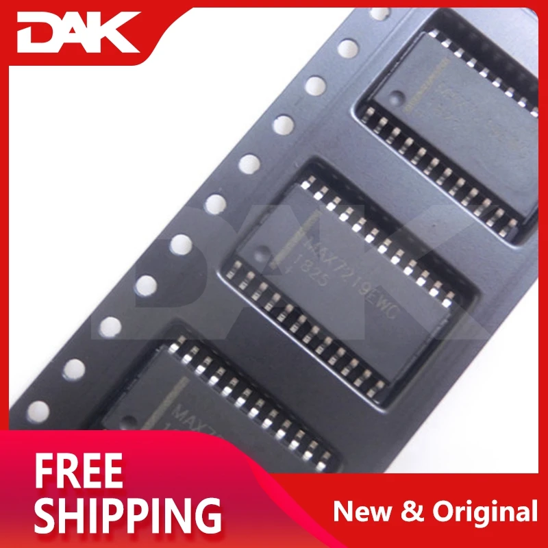 5 шт. MAX7219EWG светодиодный дисплей DVR 8DGT 24-SOIC IC чип