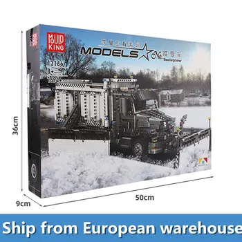 

Mould King Technic series The Snowplow Truck Model sets Building Blocks Assemble Bricks Kids Boy's DIY Toys Christmas Gifts