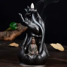 Увлажнитель воздуха Encens Hogar Aromaterapia Flow Baiyu очистка воды Гуаньинь два лотоса буддийский обратный Fuze World