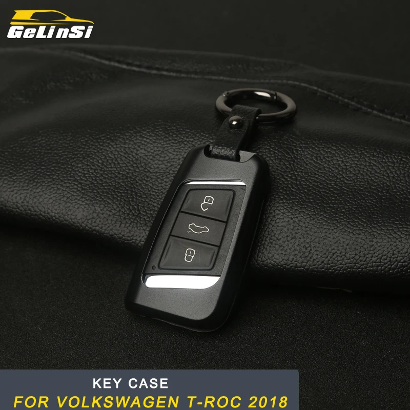 GELINSI для Volkswagen VW Tiguan MK2 Passat B8 Arteon Skoda Superb Автомобильный Алюминиевый сплав ключ крышка ключ чехол Аксессуары