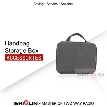 

Walkie talkie accessories Case for BAOFENG UV-9R Plus UV-5R UV-82 uv 82 protable hunting bag travel Carry Handbag Storage Box